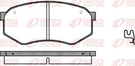 Kawe 0148 34 - Kit pastiglie freno, Freno a disco autozon.pro