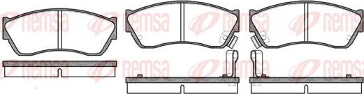 Kawe 0147 22 - Kit pastiglie freno, Freno a disco autozon.pro