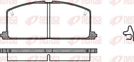 Kawe 0167 04 - Kit pastiglie freno, Freno a disco autozon.pro