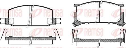 Kawe 0109 34 - Kit pastiglie freno, Freno a disco autozon.pro