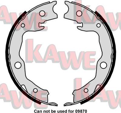 Kawe 01034 - Kit ganasce, Freno stazionamento autozon.pro