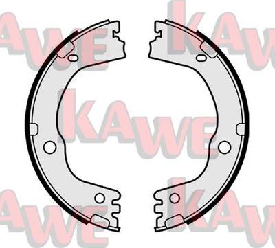 Kawe 01177 - Kit ganasce, Freno stazionamento autozon.pro