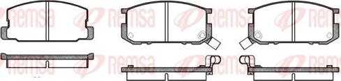 Kawe 0180 02 - Kit pastiglie freno, Freno a disco autozon.pro