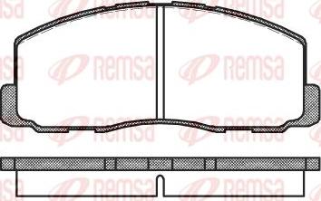 Kawe 0188 00 - Kit pastiglie freno, Freno a disco autozon.pro