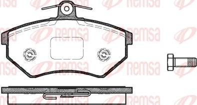 Kawe 0134 50 - Kit pastiglie freno, Freno a disco autozon.pro