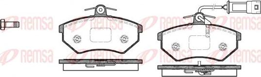 Kawe 0134 52 - Kit pastiglie freno, Freno a disco autozon.pro