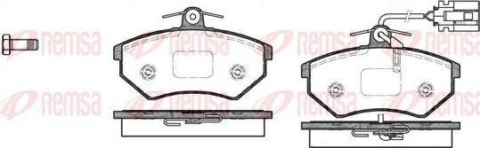 Kawe 0134 62 - Kit pastiglie freno, Freno a disco autozon.pro