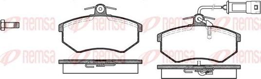 Kawe 0134 02 - Kit pastiglie freno, Freno a disco autozon.pro