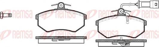 Kawe 0134 12 - Kit pastiglie freno, Freno a disco autozon.pro