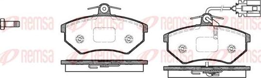 Kawe 0134 82 - Kit pastiglie freno, Freno a disco autozon.pro