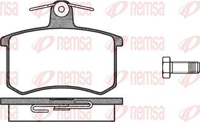 Kawe 0135 00 - Kit pastiglie freno, Freno a disco autozon.pro