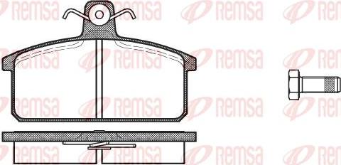 Kawe 0128 00 - Kit pastiglie freno, Freno a disco autozon.pro