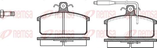 Kawe 0128 02 - Kit pastiglie freno, Freno a disco autozon.pro