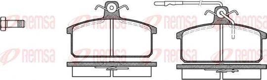 Kawe 0128 32 - Kit pastiglie freno, Freno a disco autozon.pro