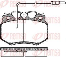 Kawe 0170 04 - Kit pastiglie freno, Freno a disco autozon.pro