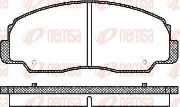 Kawe 0178 20 - Kit pastiglie freno, Freno a disco autozon.pro