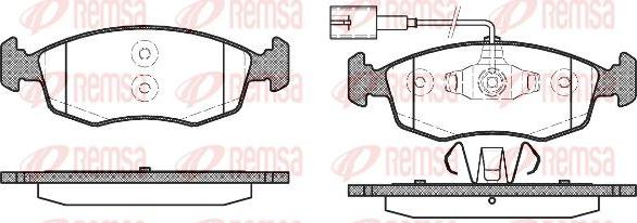 Kawe 0172 52 - Kit pastiglie freno, Freno a disco autozon.pro