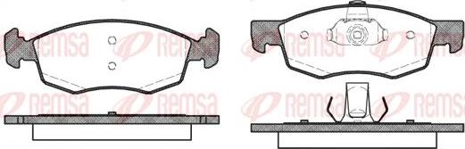 Kawe 0172 30 - Kit pastiglie freno, Freno a disco autozon.pro