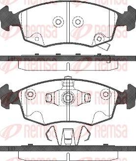 Kawe 0172 72 - Kit pastiglie freno, Freno a disco autozon.pro