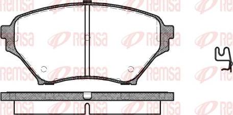 Kawe 0850 02 - Kit pastiglie freno, Freno a disco autozon.pro