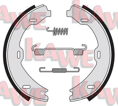 Kawe 08880 - Kit ganasce, Freno stazionamento autozon.pro