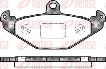 Kawe 0345 20 - Kit pastiglie freno, Freno a disco autozon.pro