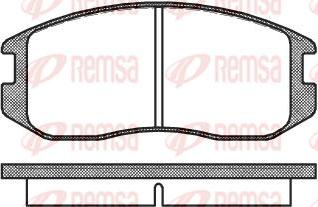 Kawe 0357 00 - Kit pastiglie freno, Freno a disco autozon.pro