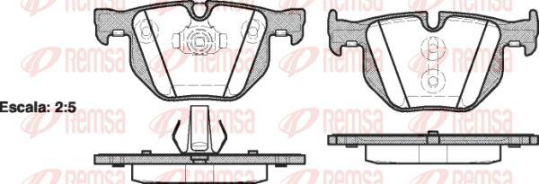 Kawe 0381 61 - Kit pastiglie freno, Freno a disco autozon.pro