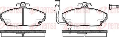 Kawe 0250 01 - Kit pastiglie freno, Freno a disco autozon.pro