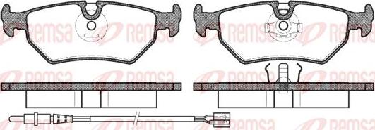 Kawe 0265 32 - Kit pastiglie freno, Freno a disco autozon.pro