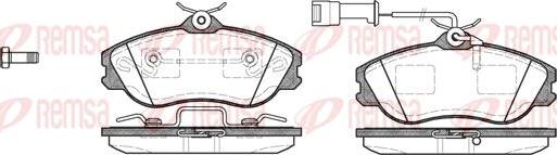 Kawe 0276 22 - Kit pastiglie freno, Freno a disco autozon.pro