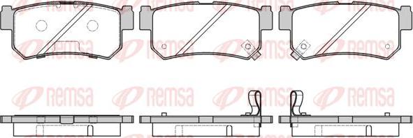 Kawe 0746 42 - Kit pastiglie freno, Freno a disco autozon.pro