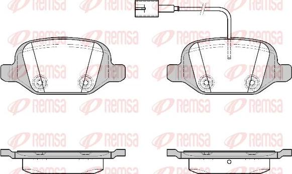 Kawe 0727 22 - Kit pastiglie freno, Freno a disco autozon.pro