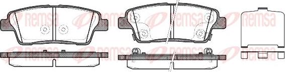 Kawe 1458 02 - Kit pastiglie freno, Freno a disco autozon.pro