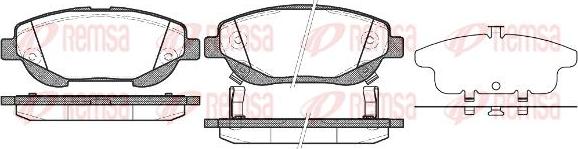 Kawe 1453 02 - Kit pastiglie freno, Freno a disco autozon.pro