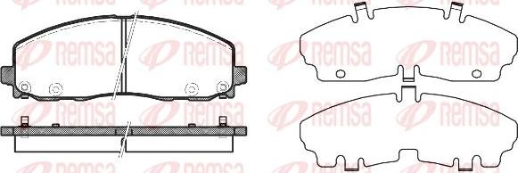 Kawe 1484 04 - Kit pastiglie freno, Freno a disco autozon.pro