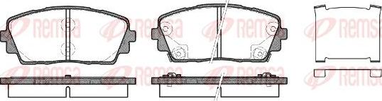 Kawe 1481 02 - Kit pastiglie freno, Freno a disco autozon.pro