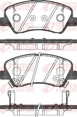 Kawe 1488 02 - Kit pastiglie freno, Freno a disco autozon.pro