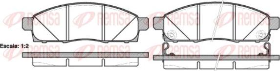 Kawe 1434 02 - Kit pastiglie freno, Freno a disco autozon.pro