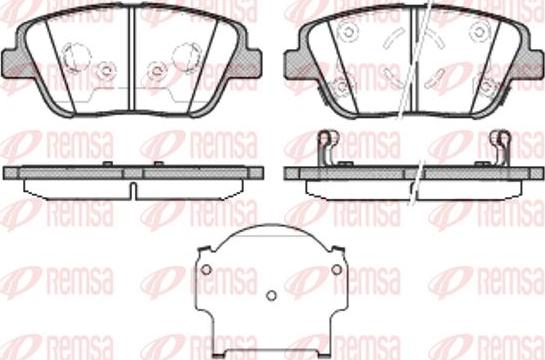 Kawe 1423 02 - Kit pastiglie freno, Freno a disco autozon.pro