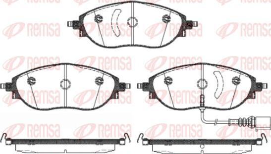 Kawe 1470 01 - Kit pastiglie freno, Freno a disco autozon.pro