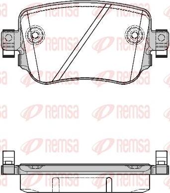 Kawe 1549 08 - Kit pastiglie freno, Freno a disco autozon.pro