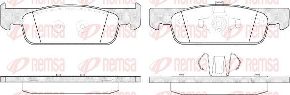 Kawe 1540 00 - Kit pastiglie freno, Freno a disco autozon.pro