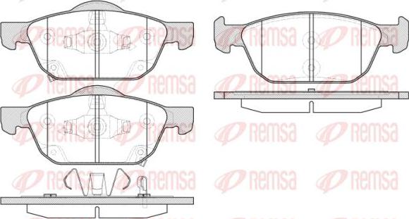 Kawe 1552 02 - Kit pastiglie freno, Freno a disco autozon.pro