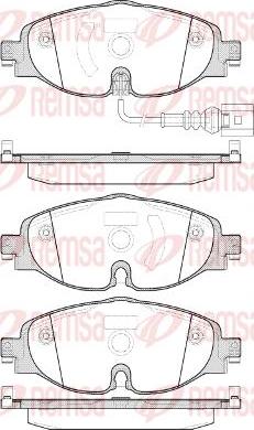 Kawe 1515 01 - Kit pastiglie freno, Freno a disco autozon.pro