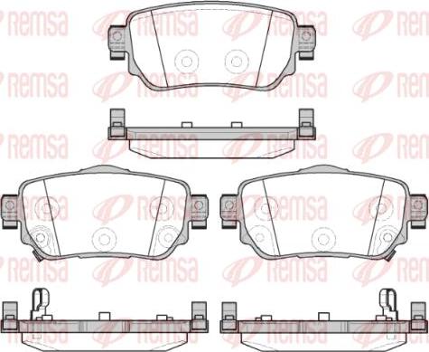 Kawe 1582 02 - Kit pastiglie freno, Freno a disco autozon.pro