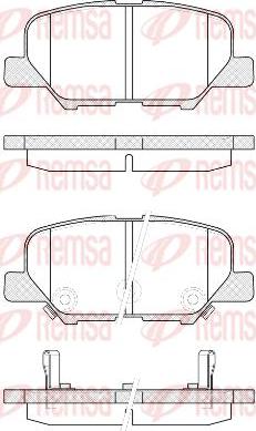 Kawe 1536 02 - Kit pastiglie freno, Freno a disco autozon.pro