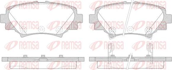 Kawe 1570 02 - Kit pastiglie freno, Freno a disco autozon.pro