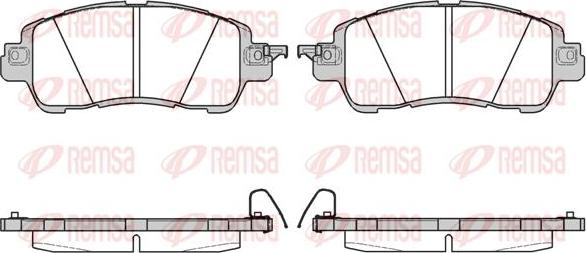 Kawe 1656 04 - Kit pastiglie freno, Freno a disco autozon.pro