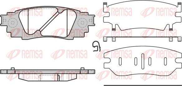 Kawe 1636 10 - Kit pastiglie freno, Freno a disco autozon.pro